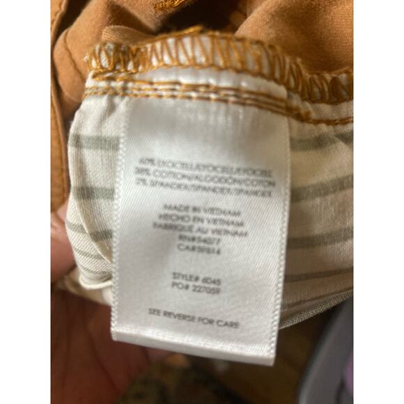 Cabi Carpenter‎ Style Pants/Jeans Mustard Size 2 - Picture 9 of 10